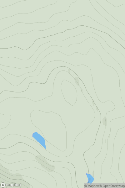 Thumbnail image for Beinn nan Carn [Mull and Nearby Islands] showing contour plot for surrounding peak